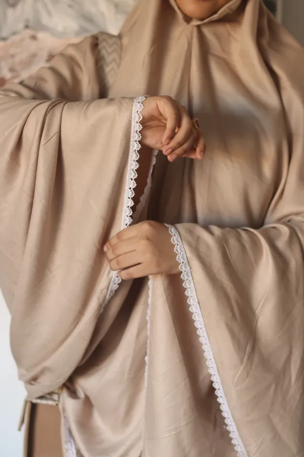 Beige_Modest_Flowy_Jilbab_Skirt_Set_For_Women