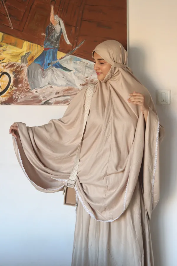 Beige_Modest_Flowy_Jilbab_Skirt_Set_For_Women