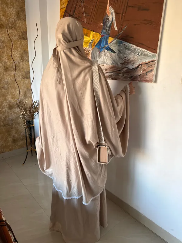 Beige_Modest_Flowy_Jilbab_Skirt_Set_For_Women
