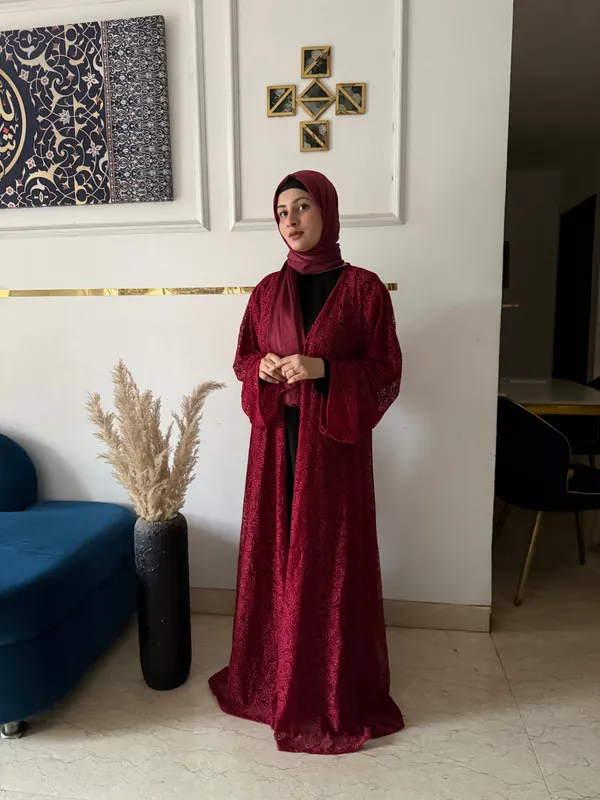 Red_Lace_Baroque_Shrug_Modest_Evening_Cardigan_For_Women
