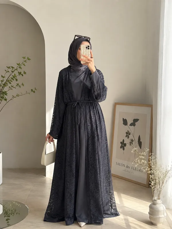 Black_Net_Embellished_Full_Abaya_Set_With_Hijab_For_Women