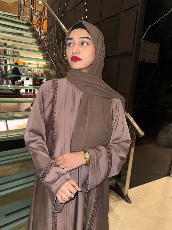 Mauve_Rhinestone_Stonework_Full_Set_Abaya_With_Hijab_For_Women