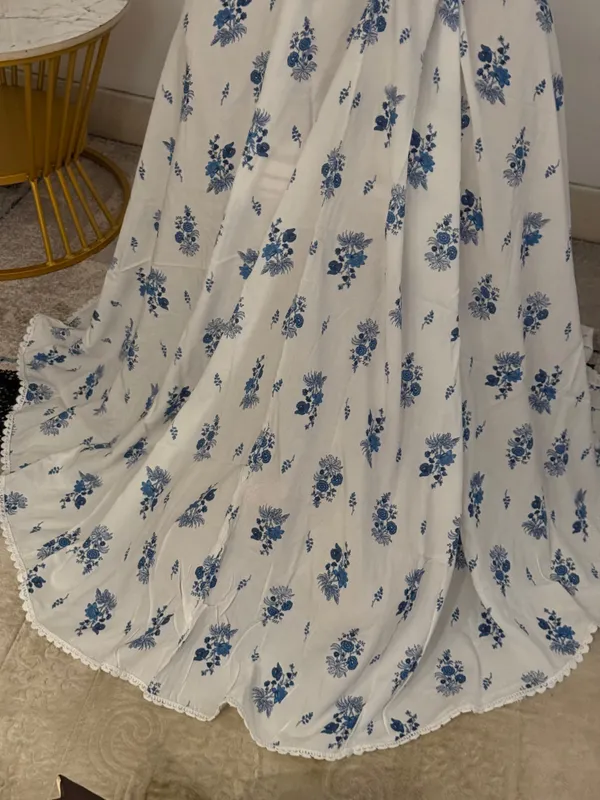 Blue_Rayon_Cotton_Mid-Length_Daisy_Makhna_For_Women