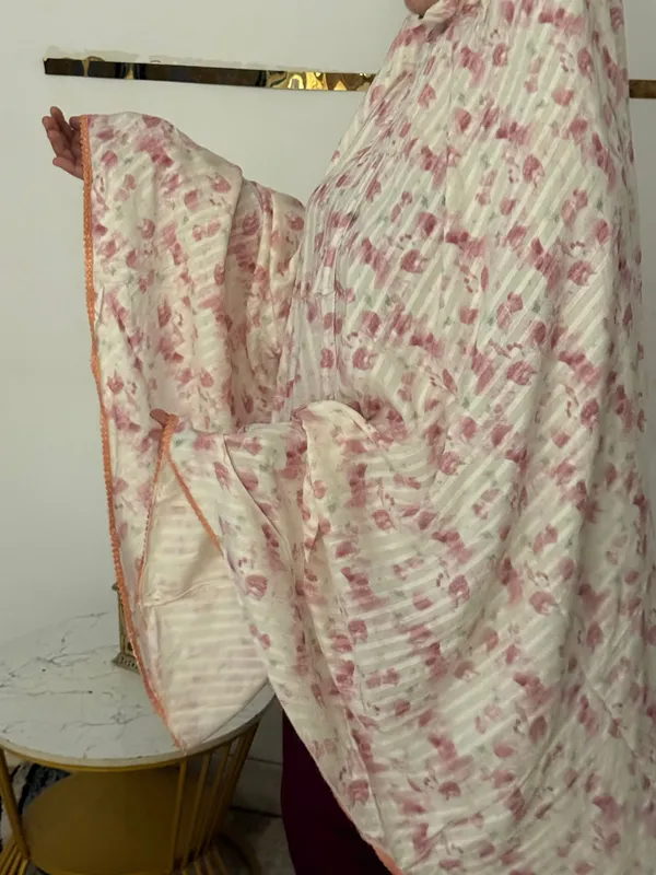 White_Pink_Rayon_Cotton_Mid-Length_Makhna_For_Women