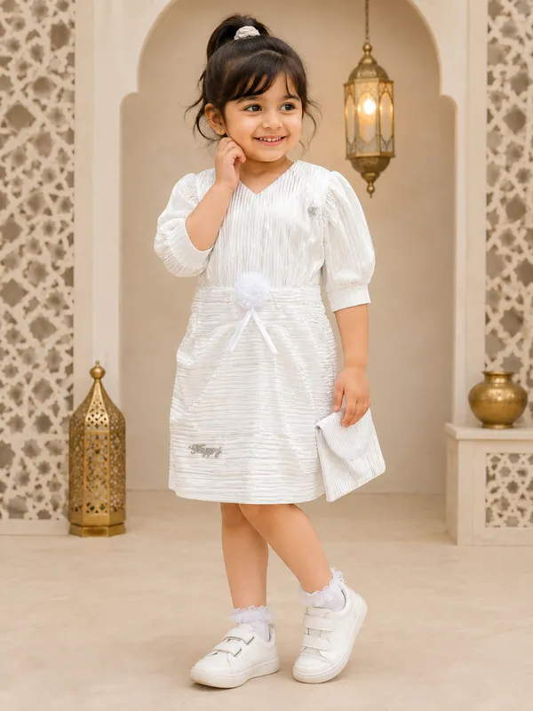 White_Shimmer_Dress_For_Girls