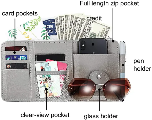 Car_Sun_Visor_Organizer