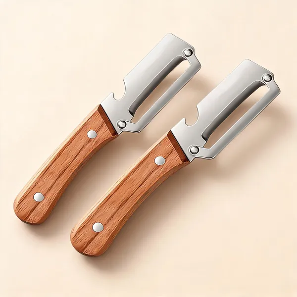 Stainless_Steel_Vegetable_Peeler_With_Wooden_Handle_-_Pack_Of_2