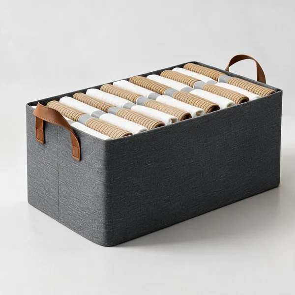 Fabric_Collapsible_Storage_Cube_Organizer_With_Handles