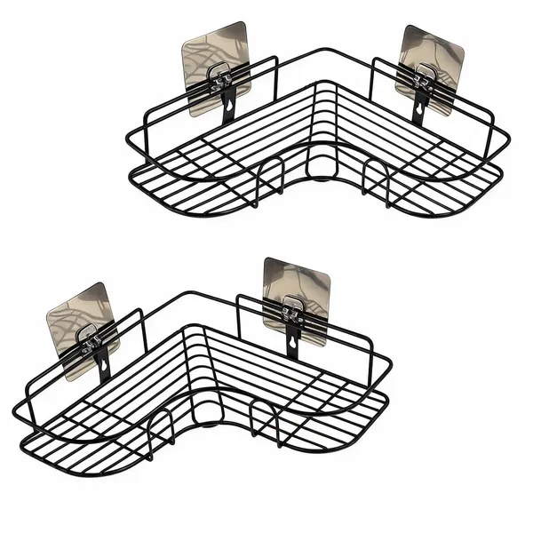 Metal_Multicolour_Bathroom_Wall-Mounted_Shelf_Organizer_-_Pack_Of_2
