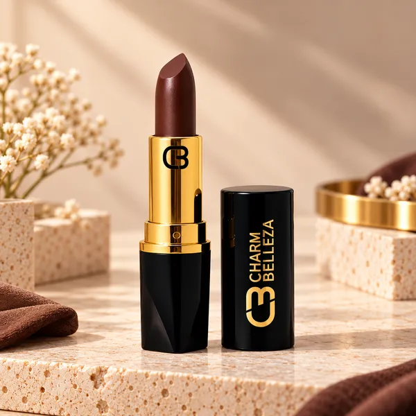 Charm_Belleza_Rustic_Brown_Moisturizing_Creamy_Matte_Lipstick