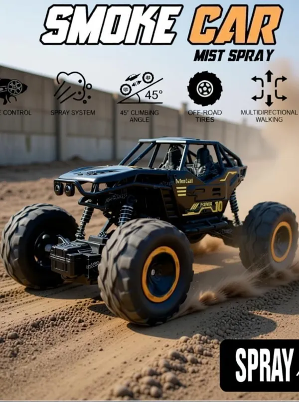Vcares_Rock_Crawler_Remote_Control_Car_Toys_for_Kids_With_Mist_Smoke_Multicolor-E69_(Multicolor)
