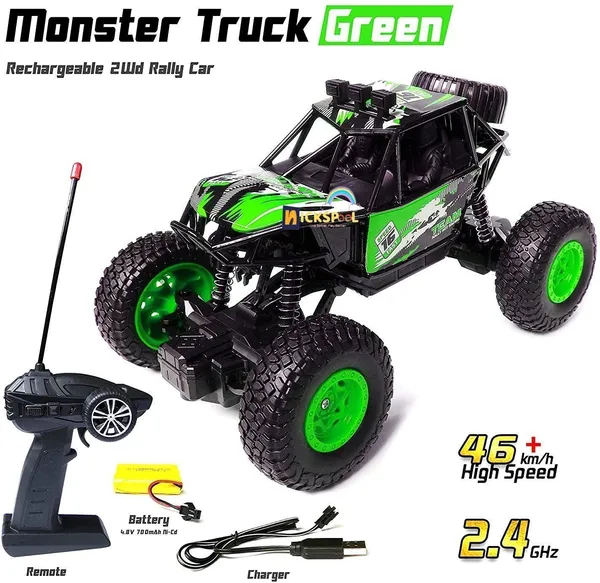 Vcares_Powerful_Battery_2.4_GHZ_Rock_Crawler_Monster_Truck_Color_as_Per_stock-A90_(Multicolor)