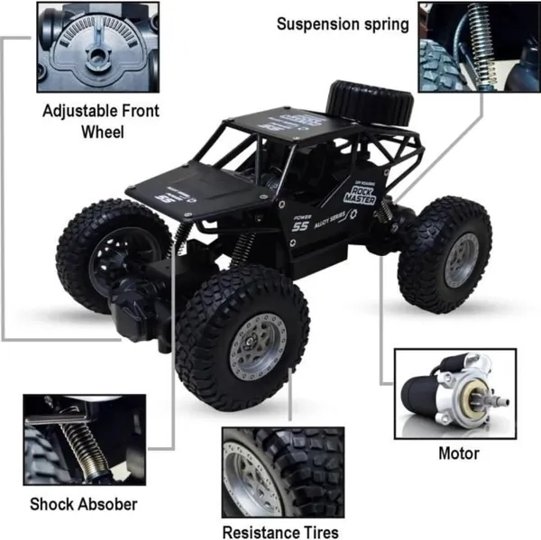 Vcares_Remote_Control_Rock_Crawler,_Toy_Cars_For_Kids_Monster_Truck_Rock_Climbing-B49_(Multicolor)