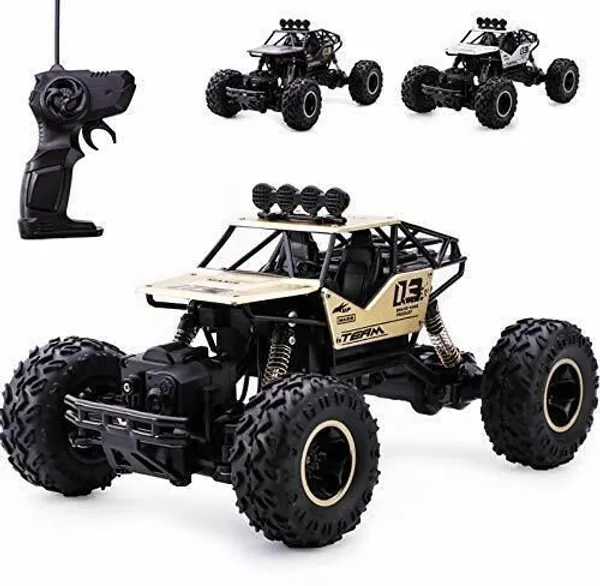 Vcares_1:16_Plastic_Rechargeable_Rock_Crawler_Off_Road_R/C_Car_Monster_Truck_Toys-B92_(Multicolor)