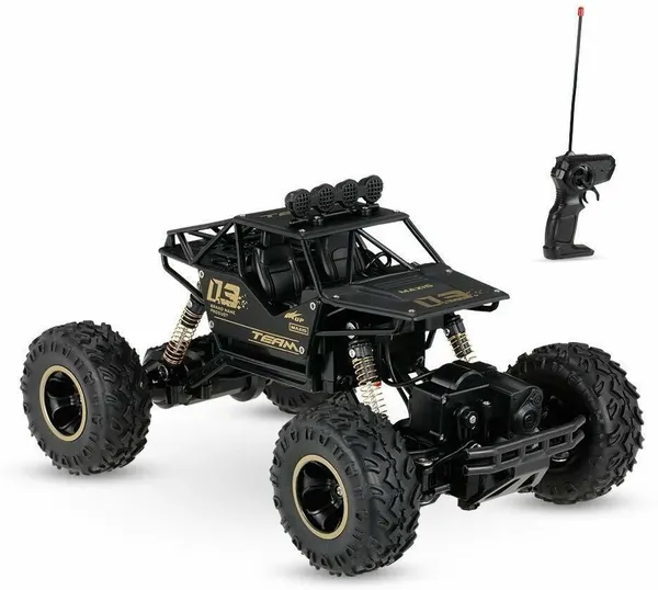 Vcares_1:16_Plastic_Rechargeable_Rock_Crawler_Off_Road_R/C_Car_Monster_Truck_Toys-B92_(Multicolor)