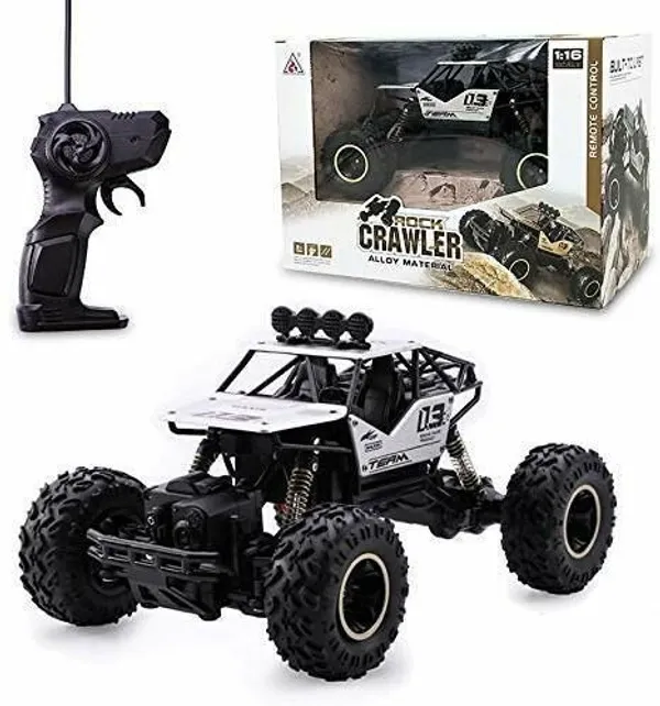 Vcares_1:16_Plastic_Rechargeable_Rock_Crawler_Off_Road_R/C_Car_Monster_Truck_Toys-B92_(Multicolor)
