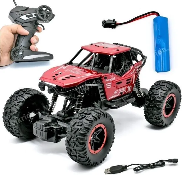 Vcares_Remote_Control_Monster_Truck_Car_Toy_2_WD_Rock_Car_for_Kids_Multicolor-R89_(Multicolor)