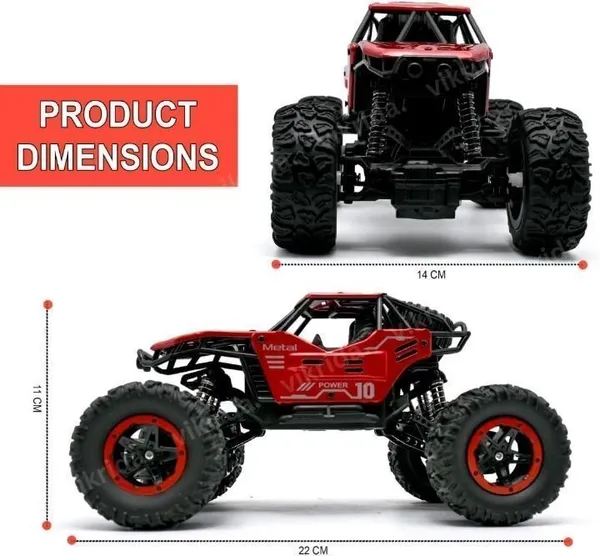 Vcares_Remote_Control_Monster_Truck_Car_Toy_2_WD_Rock_Car_for_Kids_Multicolor-R89_(Multicolor)