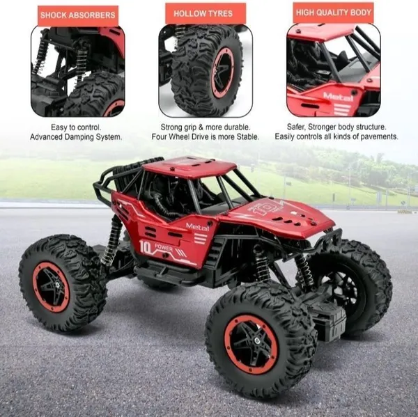 Vcares_Remote_Control_Monster_Truck_Car_Toy_2_WD_Rock_Car_for_Kids_Multicolor-R89_(Multicolor)