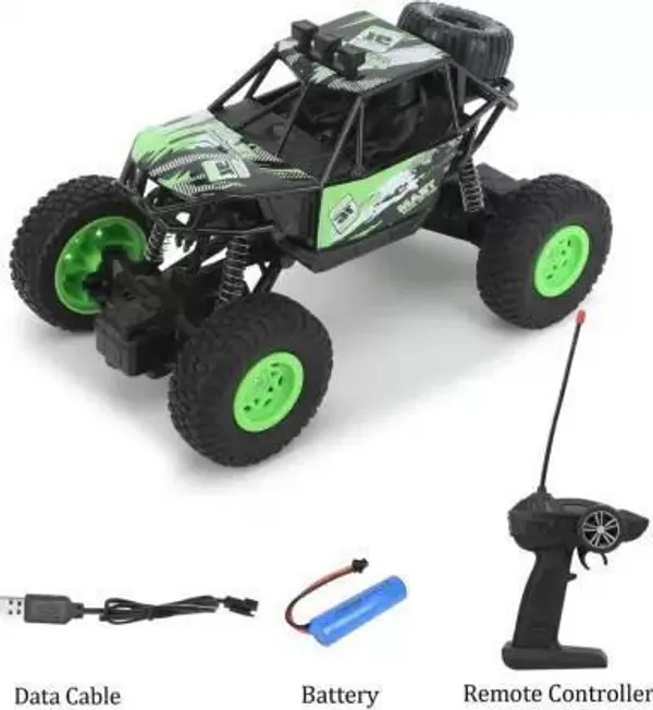 Vcares_Four_Wheel_Drive1:18_Metal_Alloy_Body_Remote_Control_Rock_Crawler-R38_(Multicolor)