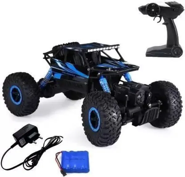 Vcares_Four_Wheel_Drive1:18_Metal_Alloy_Body_Remote_Control_Rock_Crawler-R38_(Multicolor)