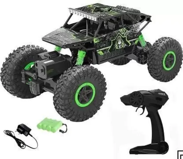 Vcares_Four_Wheel_Drive1:18_Metal_Alloy_Body_Remote_Control_Rock_Crawler-R38_(Multicolor)