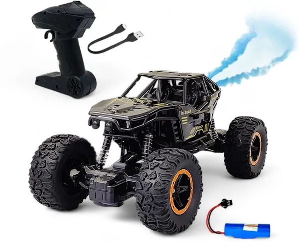 Vcares_Remote_Control_Metal_Car_for_Kids_with_Mist_Smoke_Monster_Truck_rock_crawler-A6_(Multicolor)