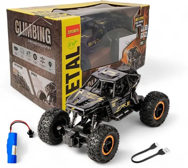 Vcares_Remote_Control_Metal_Car_for_Kids_with_Mist_Smoke_Monster_Truck_rock_crawler-B47_(Multicolor)