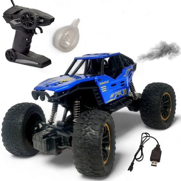 Vcares_RC_Rock_Crawler_Car_for_Kids_Boys_and_Girl_Both_with_Mist_Smoke_Monster_Truck-N2_(Multicolor)