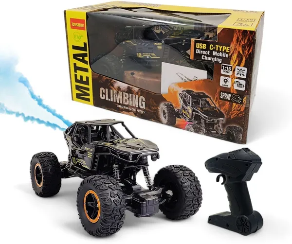 Vcares_Remote_Control_Metal_Car_for_Kids_with_Mist_Smoke_Monster_Truck_rock_crawler-E29_(Multicolor)