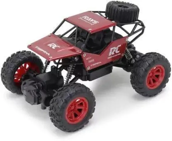 Vcares_RC_Rock_Crawler_Vehicle_Car_4_WD_Shaft_Drive_High_Speed_Remote_Control-E51_(Multicolor)