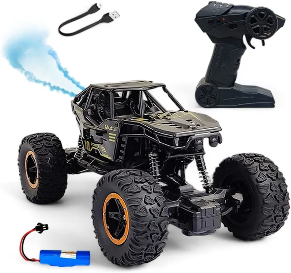 Vcares_Remote_Control_Metal_Car_for_Kids_with_Mist_Smoke_Monster_Truck_rock_crawler-R1_(Multicolor)