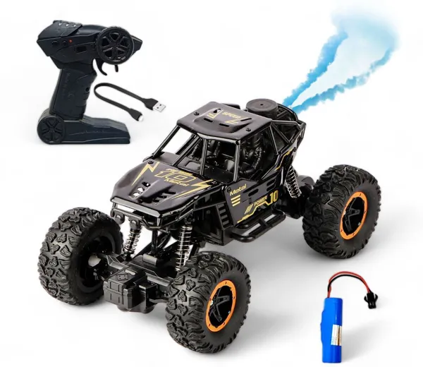 Vcares_Remote_Control_Metal_Car_for_Kids_with_Mist_Smoke_Monster_Truck_rock_crawler-E78_(Multicolor)