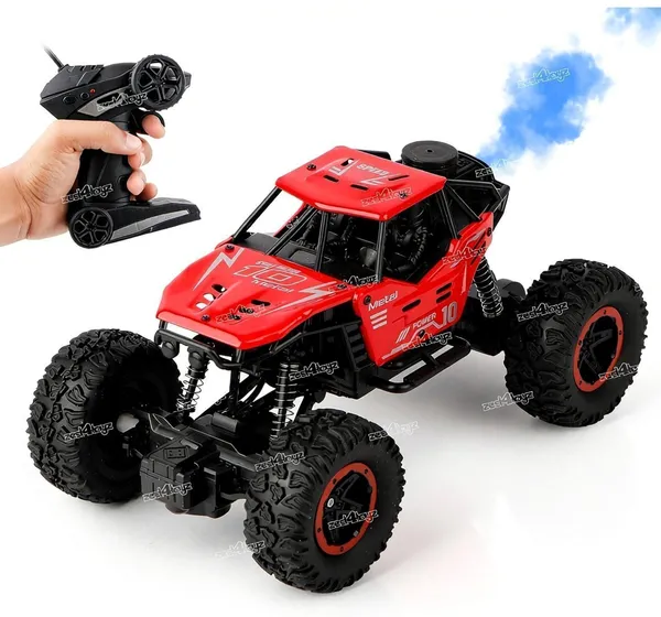 Vcares_Smoke_Spray_Function_2_WD_Monster_Truck_Rock_Crawler_Climbing_RC_Toy-B2_(Multicolor)