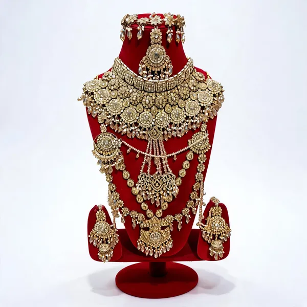 Gold_Tone_Copper_Brass_Pearl_Bridal_Jewellery_Set_For_Women