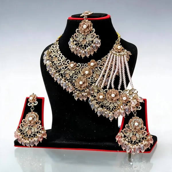 Gold_Tone_Copper_Brass_Crystal_Pearl_Bridal_Jewellery_Set_For_Women