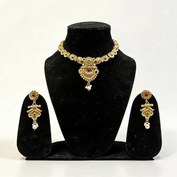 Multicolor_Copper_Brass_Pearl_Traditional_Jewellery_Set_For_Women