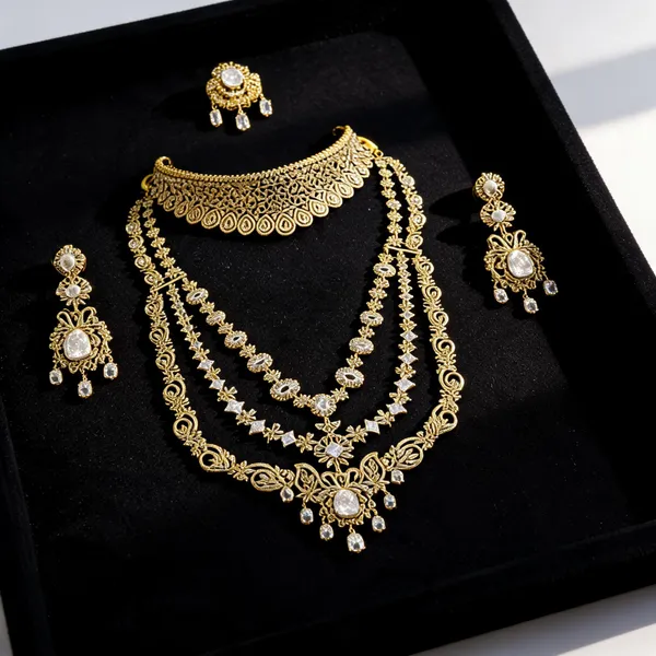 Gold_Tone_Copper_Brass_Pearl_Layered_Bridal_Jewellery_Set_For_Women