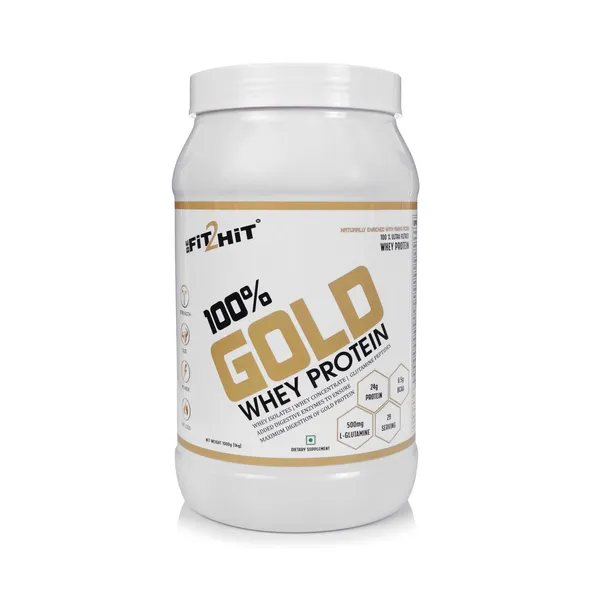 100_Gold_Whey_Protein_24G_Protein_With_6_5G_Bcaa_500Mg_L_Glutamine_Whey_Isolate_Concentrate_Blend_For_Muscle_Gain_Strength_Recovery_Chocolate_Flavour_1Kg