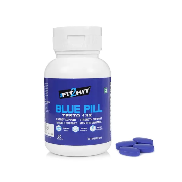 Be_Fit2Hit_Blue_Pill_Testo_13X_Advanced_Testosterone_Booster_For_Energy_Strength_Men_S_Performance_60_Tablets
