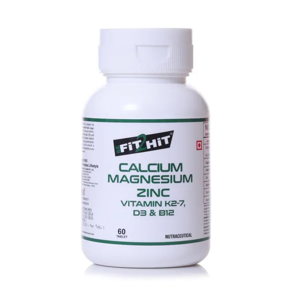Be_Fit2Hit_Calcium_Citrate_For_Men_And_Women_With_Vitamin_D3_Magnesium_Zinc_B12_Bone_Strength_Joint_Muscle_Support_High_Absorption_60_Veg_Tablets