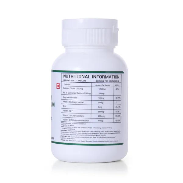 Be_Fit2Hit_Calcium_Citrate_For_Men_And_Women_With_Vitamin_D3_Magnesium_Zinc_B12_Bone_Strength_Joint_Muscle_Support_High_Absorption_60_Veg_Tablets