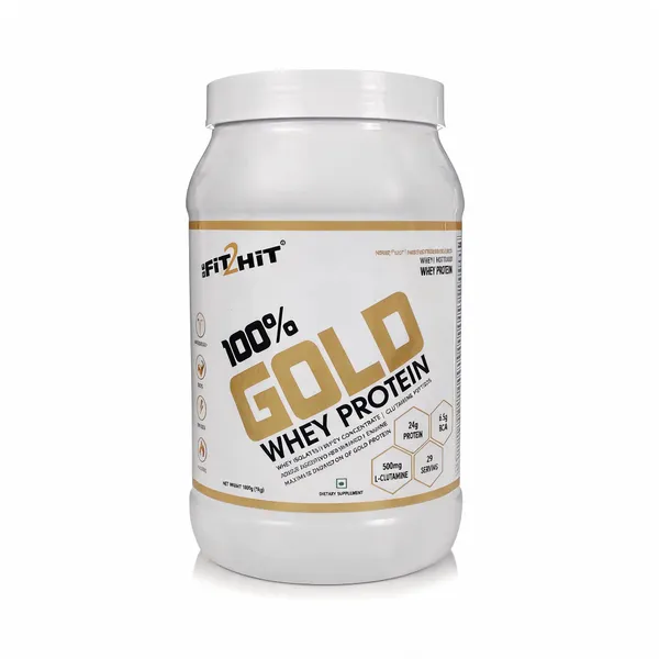 100_Gold_Whey_Protein_24G_Protein_With_6_5G_Bcaa_500Mg_L_Glutamine_Whey_Isolate_Concentrate_Blend_For_Muscle_Gain_Strength_Recovery_Chocolate_Flavour_1Kg