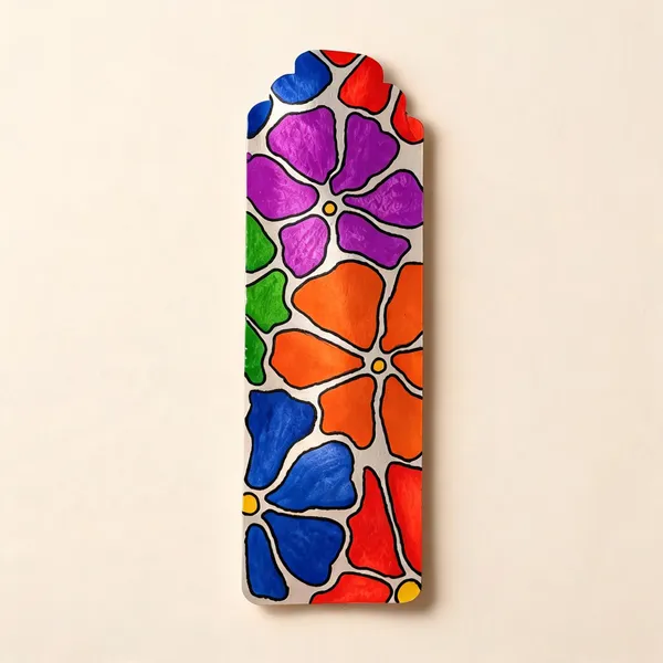 Hand-Painted_Floral_Paper_Bookmark