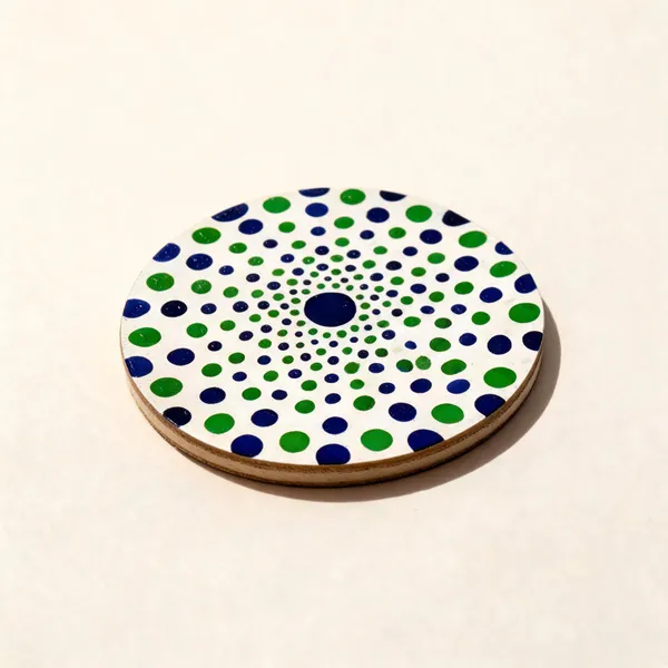 Wooden_Mdf_Blue_Green_Concentric_Dot_Round_Decorative_Plate