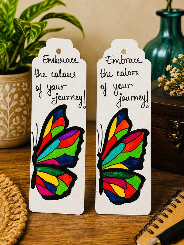 Hand-Painted_Butterfly_Quote_Paper_Bookmarks