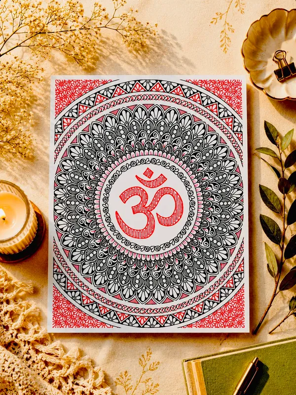 Paper_Spiritual_Mandala_Om_Motif_Wall_Art