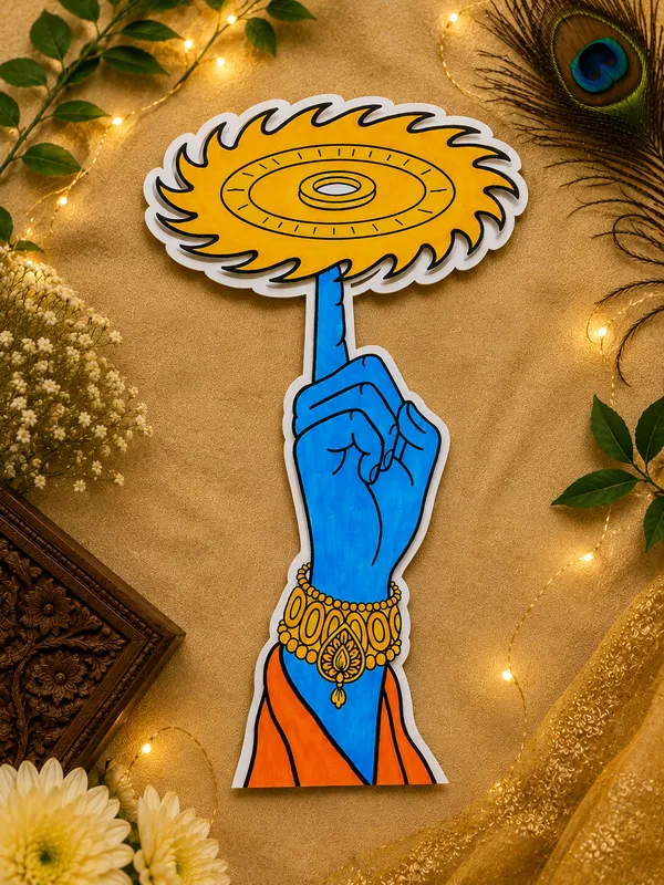 Paper_Devotional_Sudarshan_Chakra_Hand-Painted_Wall_Art