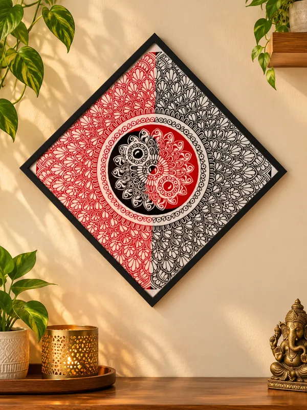 Contemporary_Red_Black_Mandala_Wall_Art