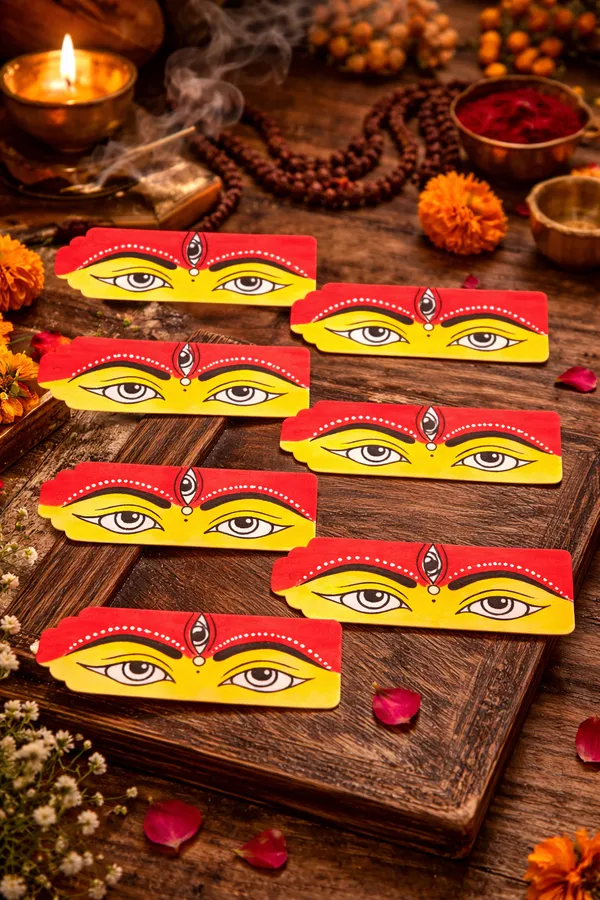 300_Gsm_Paper_Religious_Eye_Painted_Decorative_Bookmark